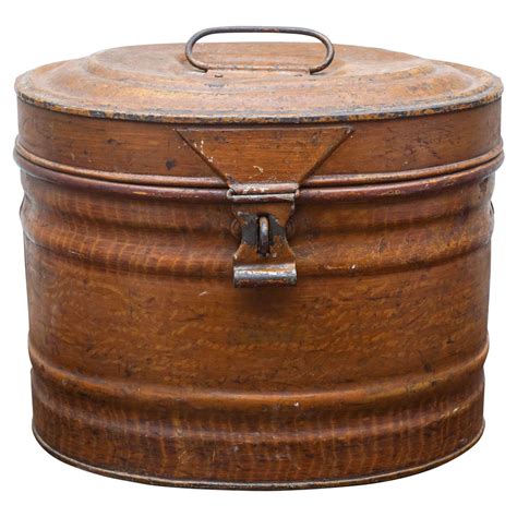 value of old metal hat box|antique hat boxes for sale.